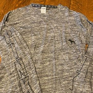 Long sleeve PINK pocket t-shirt